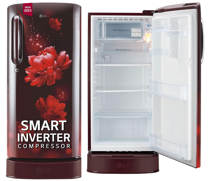 LG best single door refrigerator in India